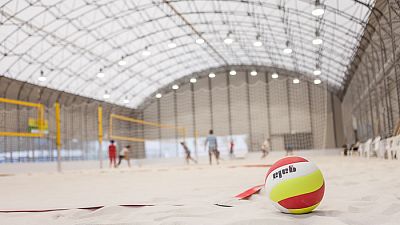Beach volleyball hall of E.ON Beach Arena, České Budějovice